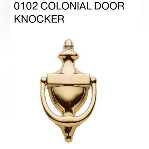Baldwin brass door knocker